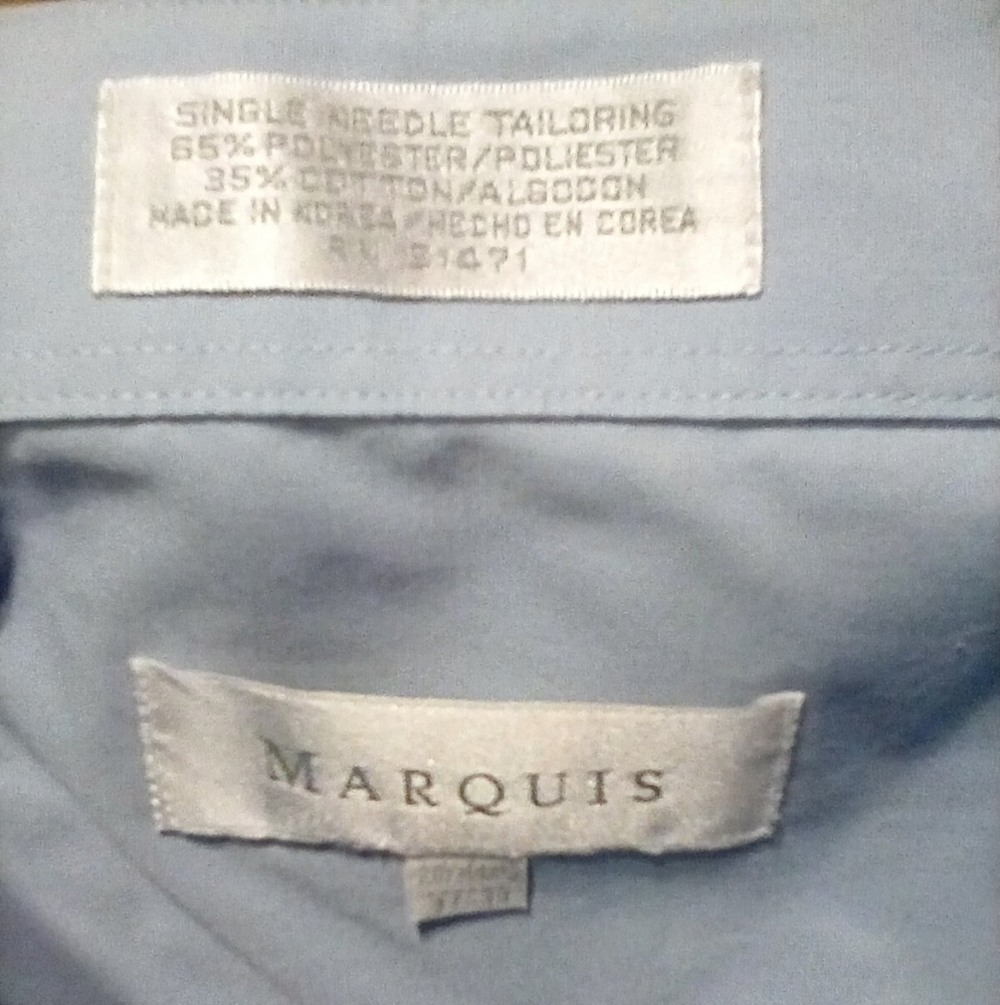 Marquis Men Made in Korea Dress shirt